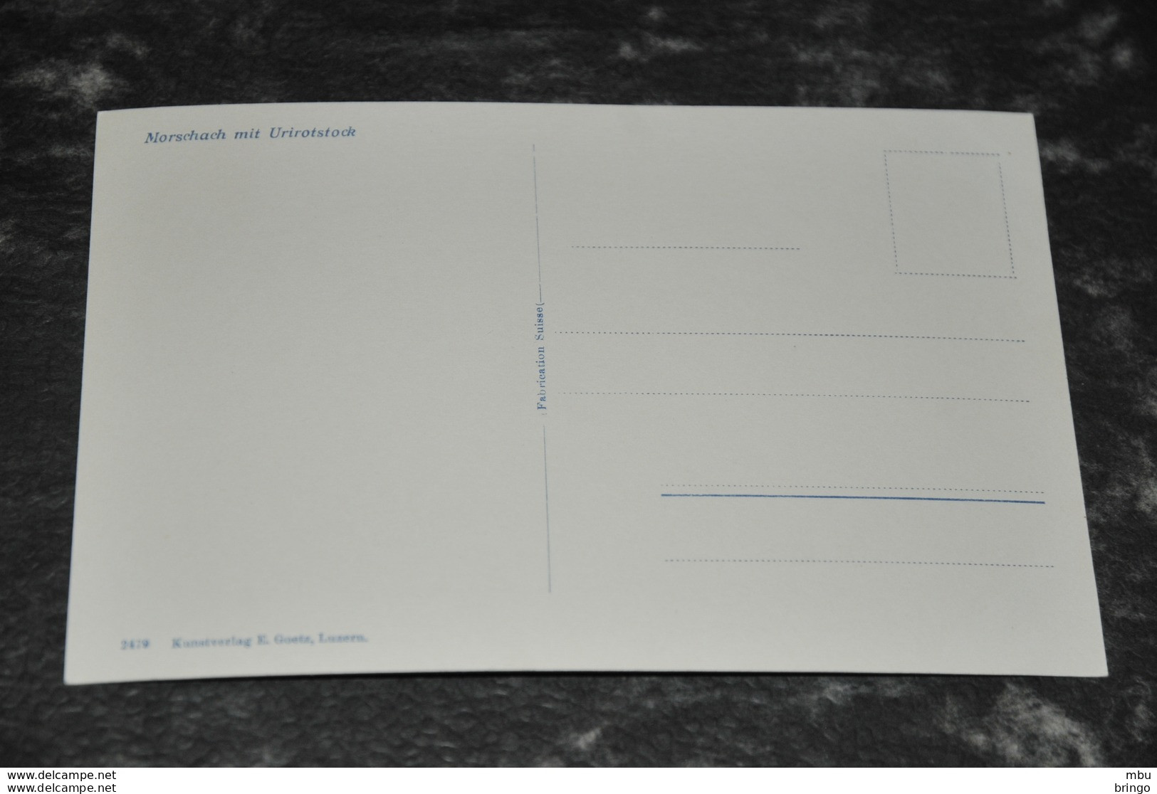A3705   MORSCHACH MIT URIROTSTOCK - Morschach