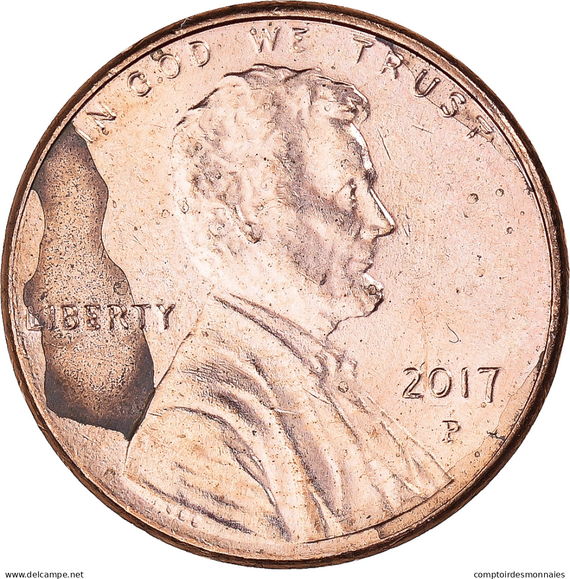 Monnaie, États-Unis, Cent, 2017 - 1959-…: Lincoln, Memorial Reverse