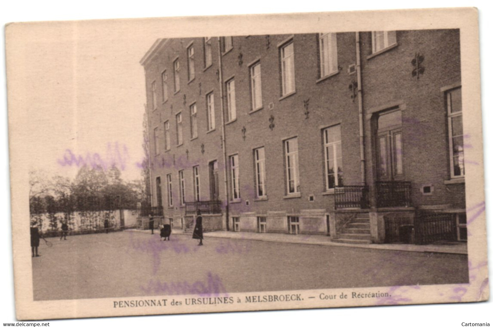 Pensionnat Des Ursulines à Melbroeck - Cour De Récréation - Steenokkerzeel