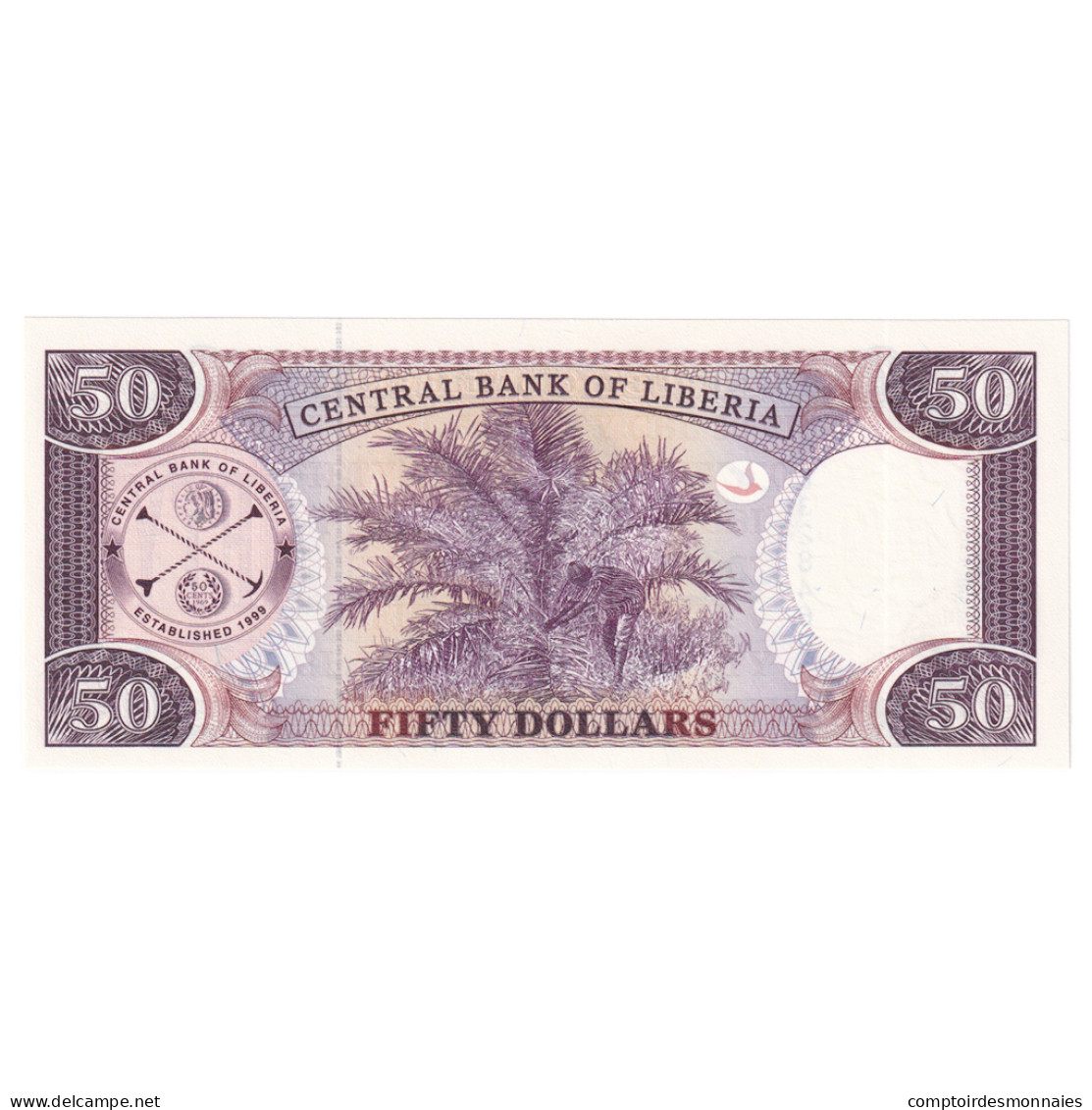 Billet, Libéria, 50 Dollars, 2011, KM:29d, NEUF - Liberia