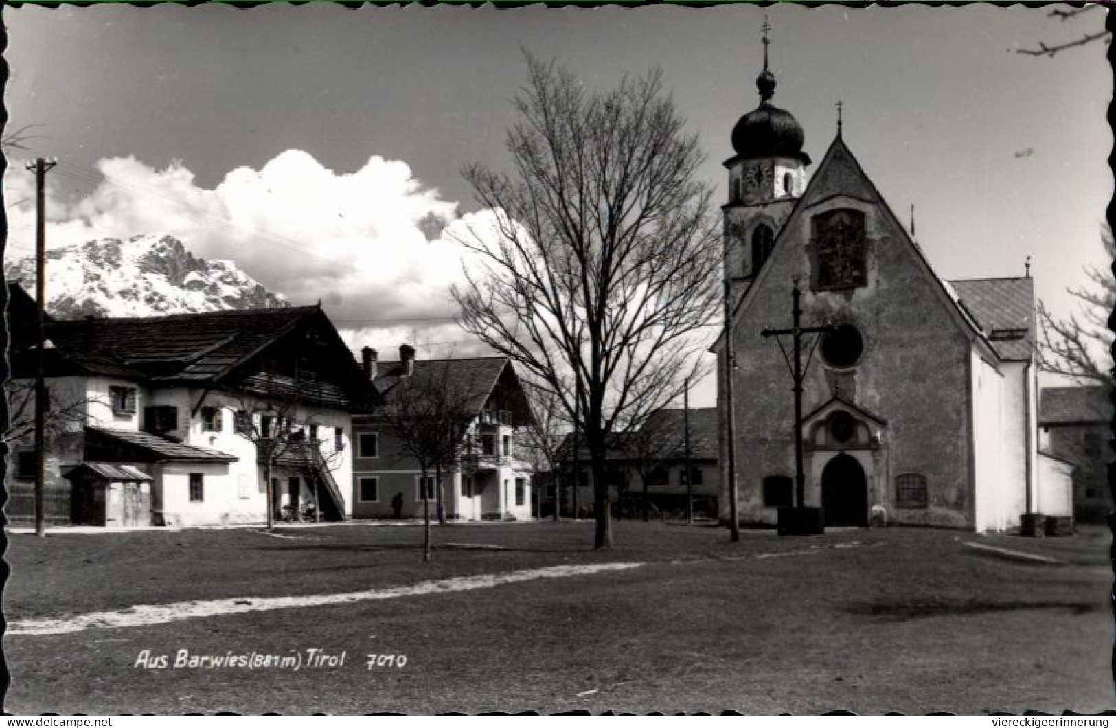 ! Ansichtskarte Barwies In Tirol, Österreich, Kirche, 1959 - Andere & Zonder Classificatie