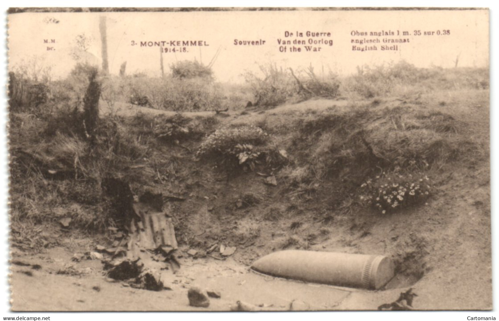 Mont-Kemmel - Souvenir De La Guerre - Obus Anglais - Hooglede