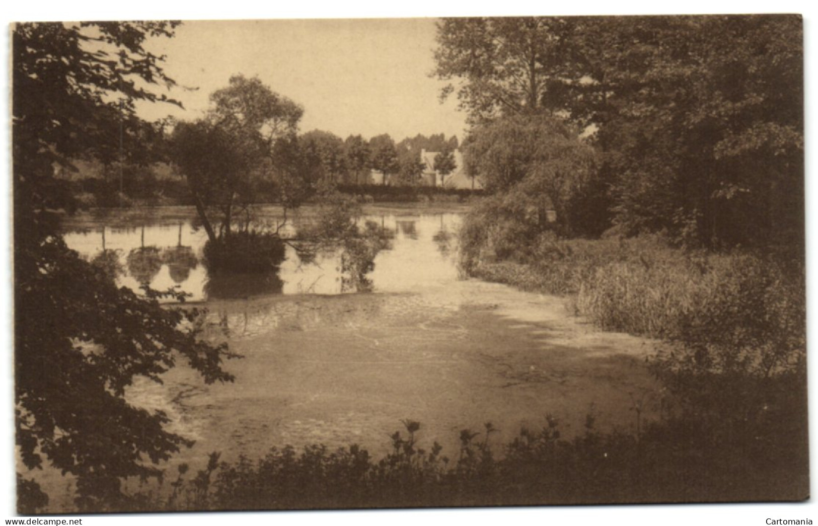 Kasteel Van Gaesbeek Bij Brussel - De Groote Vijver Gezegd De Kromme Vijver - Lennik