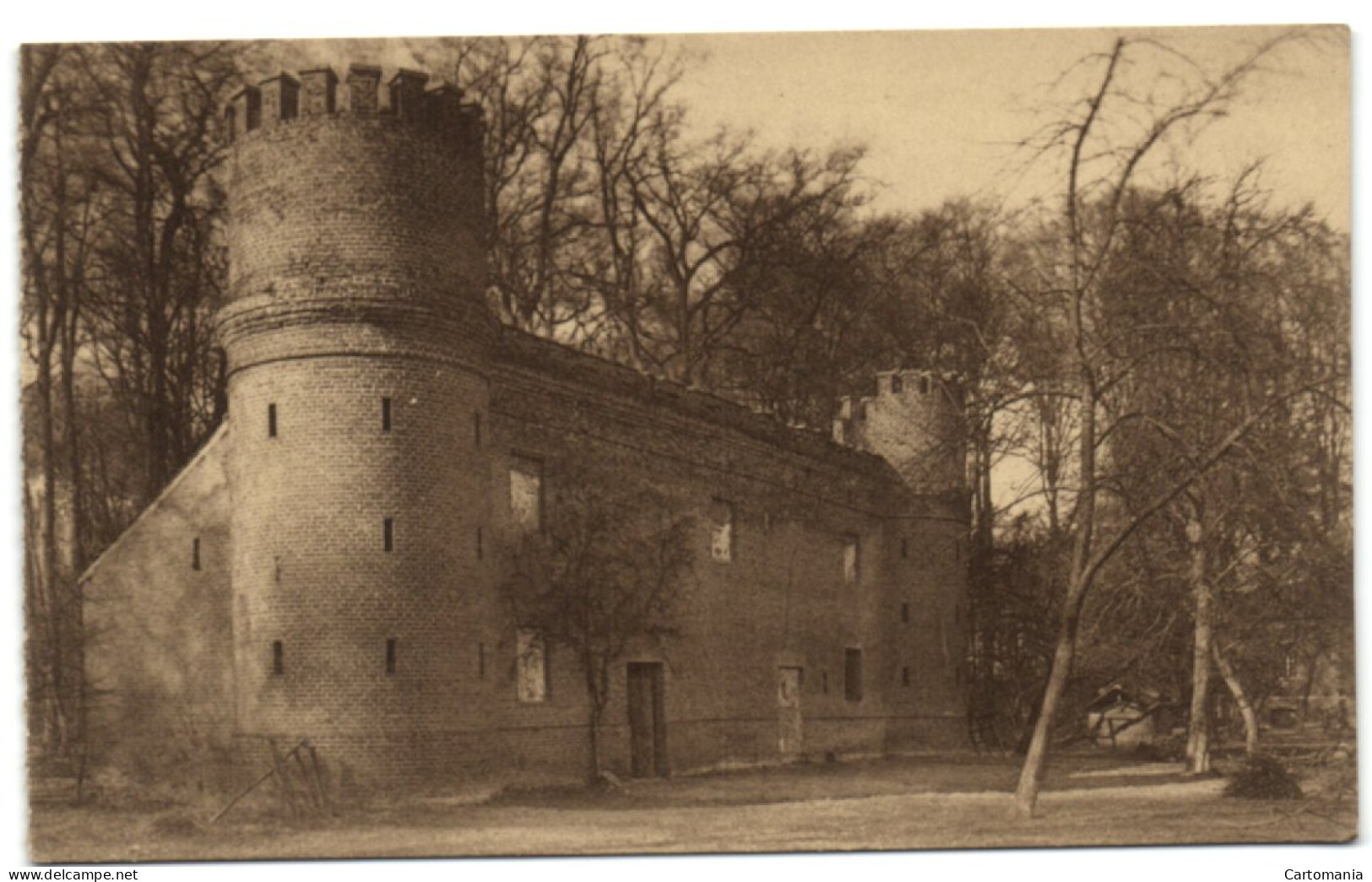 Kasteel Van Gaesbeek Bij Brussel - Oude Schuur Met Kanteelen - Lennik