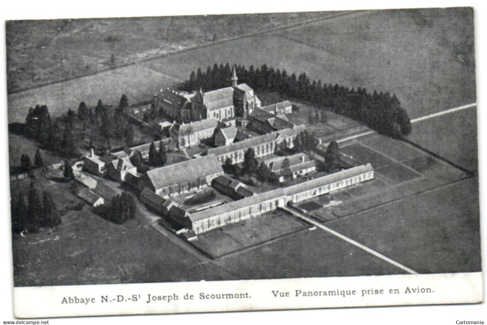 Abbaye De N.D. De St Joseph De Scourmont - Vue Panoramique Prise En Avion - Chimay