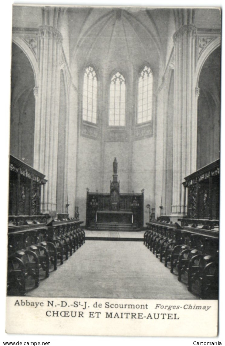 Abbaye De N.D. St. J. De Scourmont - Forges-Chimay - Choeur Et Maître-Autel - Chimay