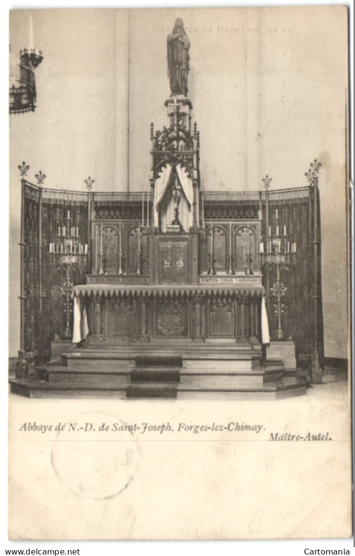 Abbaye  De N.D. De Saint-Joseph - Forges-lez-Chimay - Maître-Autel - Chimay