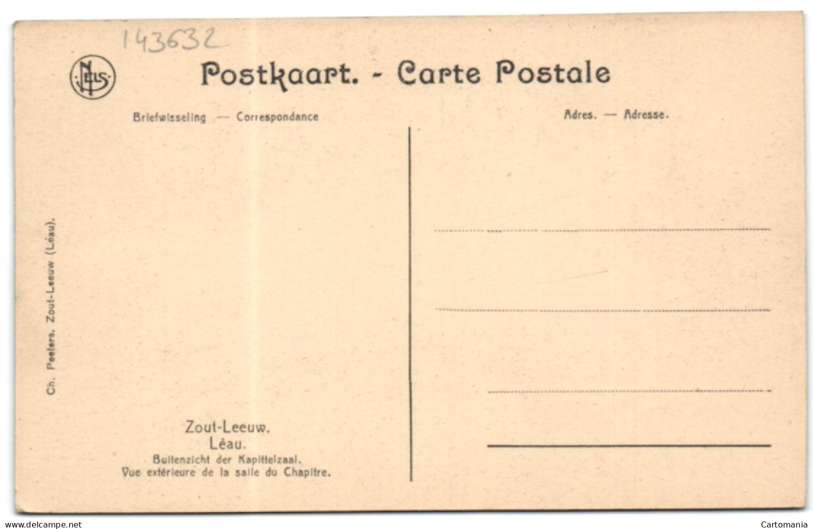 Zout-Leeuw - Buitenzicht Der Kapittelzaal - Zoutleeuw