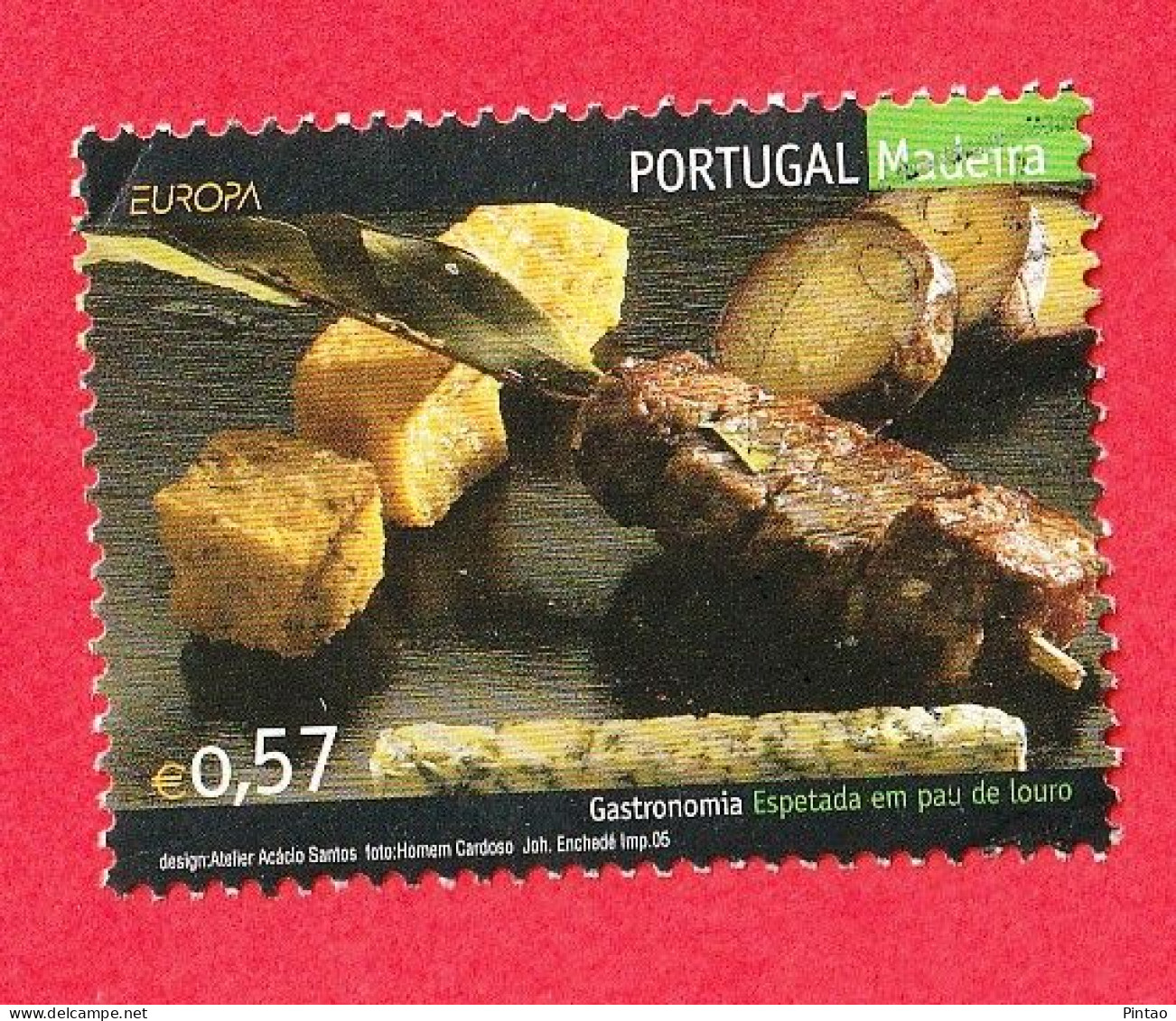 PTS14361- PORTUGAL 2005 Nº 3228- USD (Europa CEPT) - Usado