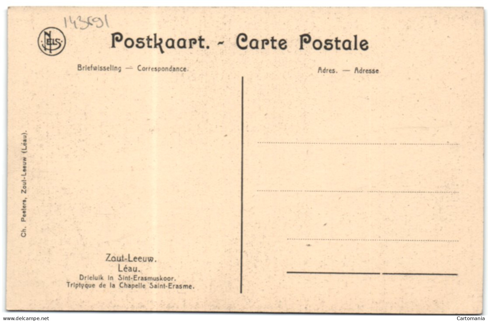 Zout-Leeuw - Drieluik In Sint Erasmuskoor - Zoutleeuw