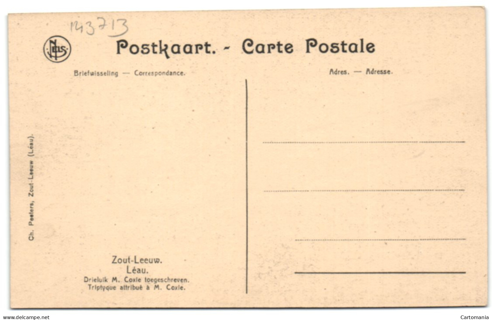 Zout-Leeuw - Drieluik M. Coxle Toegeschreven - Zoutleeuw