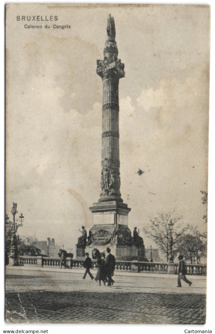 Bruxelles - Colonne Du Cingrès - Bruxelles-ville