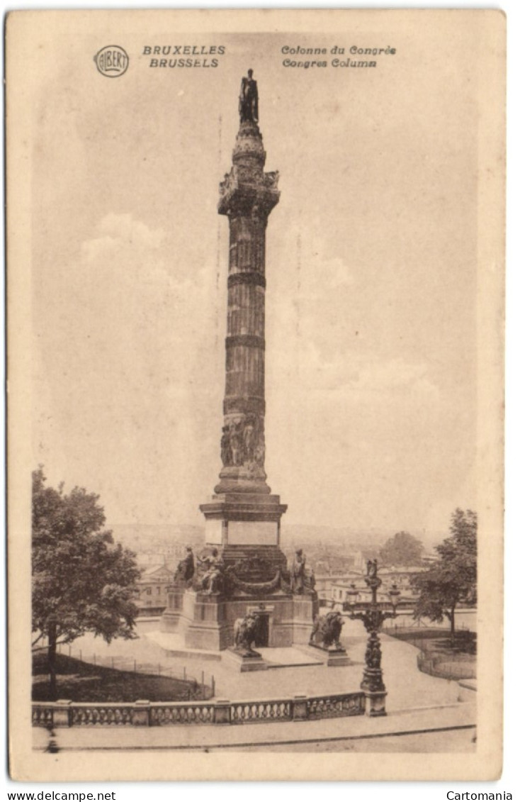 Bruxelles - Colonne Du Congrès - Bruxelles-ville