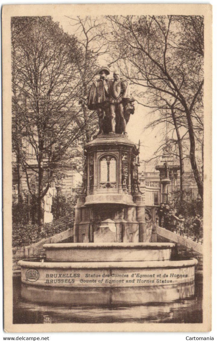 Bruxelles - Statue Des Comtes D'Egmont Et De Hornes - Bruxelles-ville