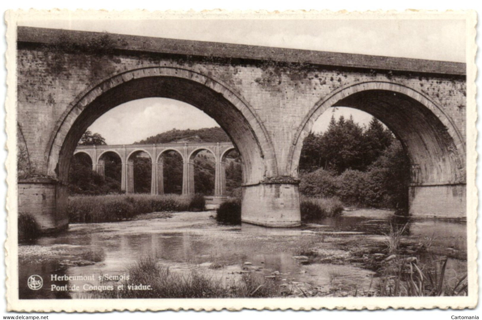 Herbeumont S/Semois - Pont De Conques Et Viaduc - Herbeumont