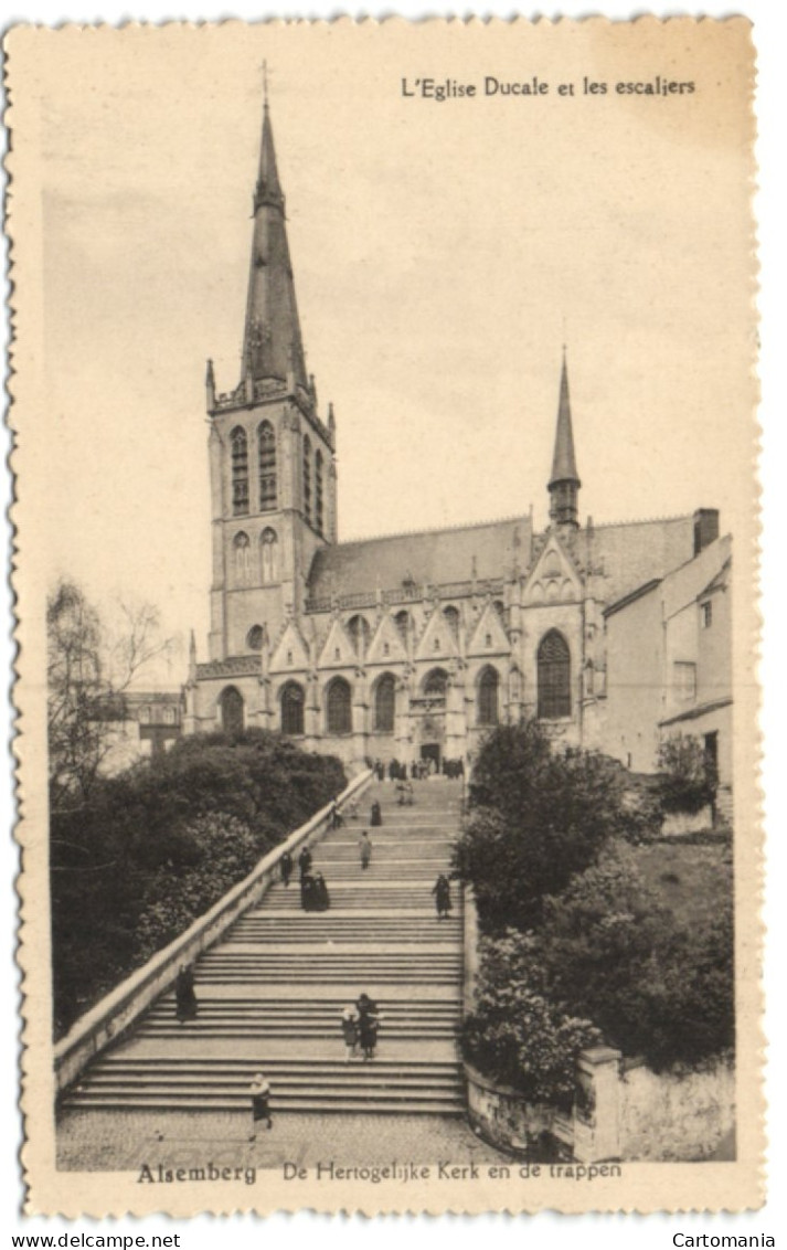 Alsemberg - De Hertogelijke Kerk En De Trappen - Beersel