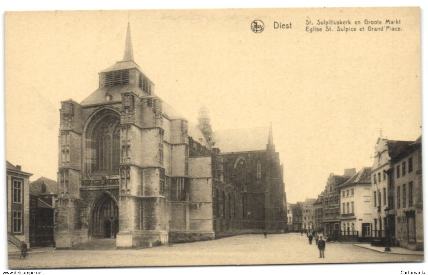 Diest - St. Sulpitiuskerk En Groote Markt - Diest