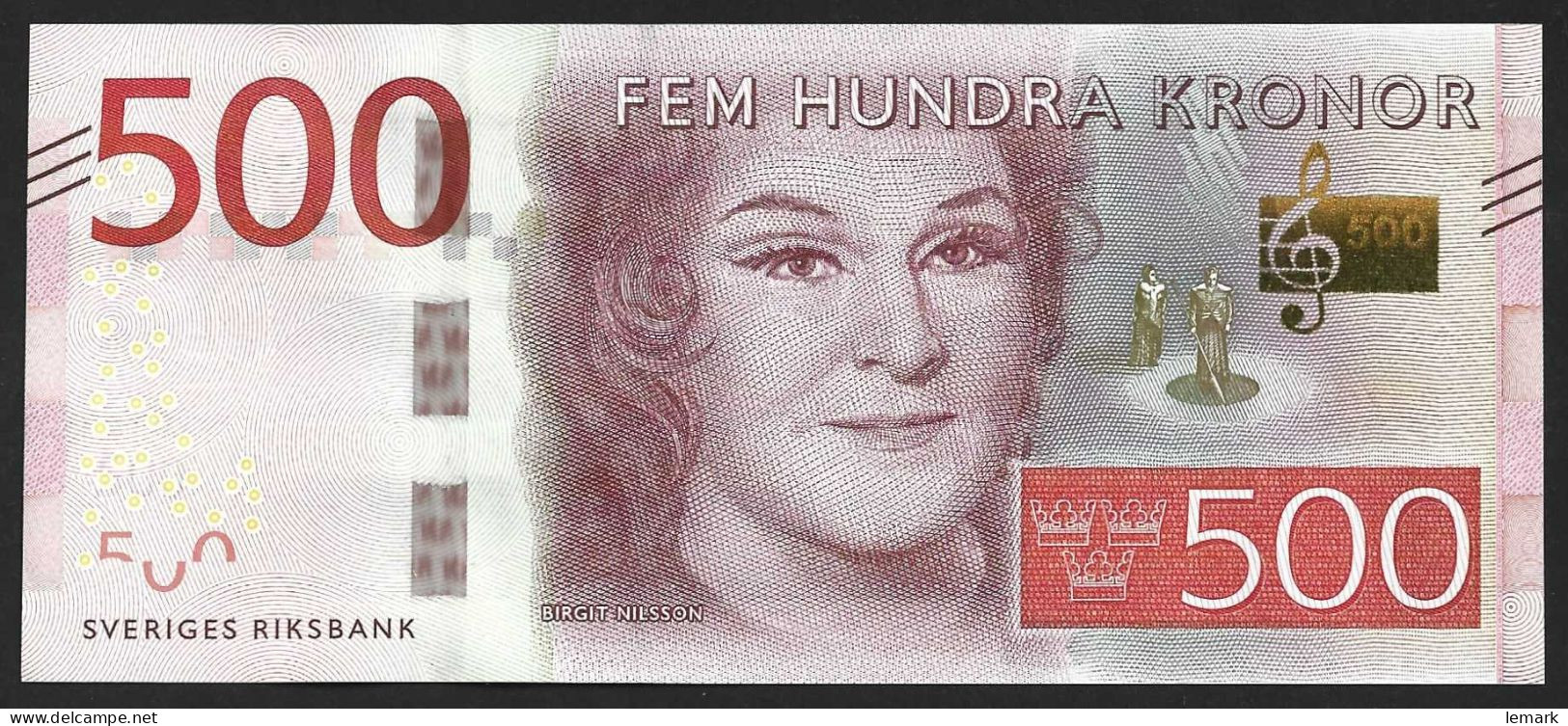 Sweden 500 Kronor 2016 P73 UNC - Suède