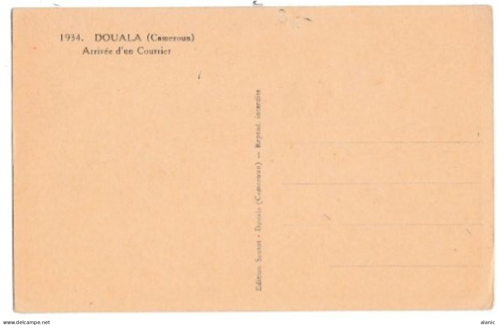 CAMEROUN - DOUALA - Arrivée D'un Courrier - Edit. Sautot N° 1934 - Cameroun