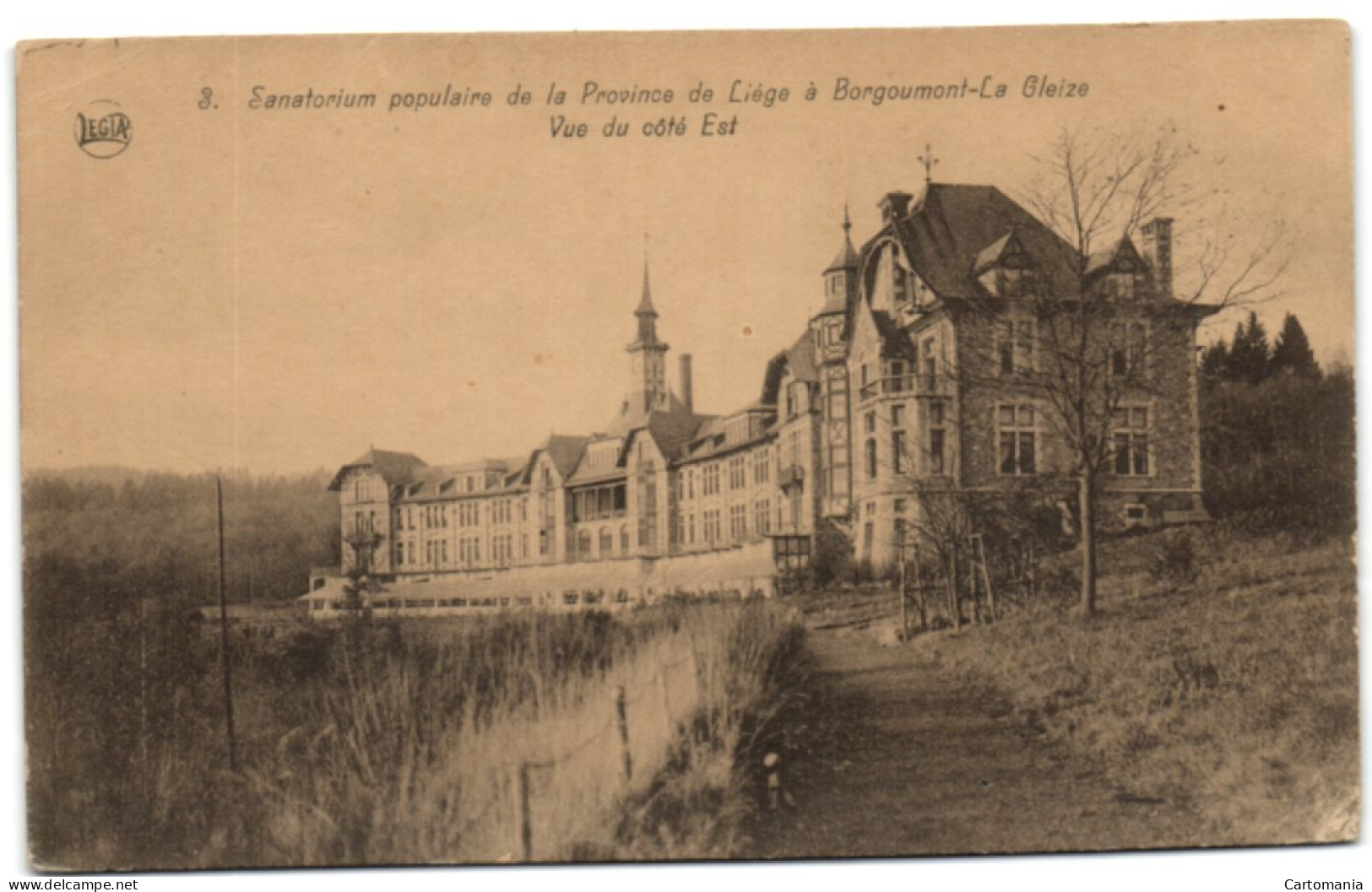 Sanatorium Populaire De La Province De Liège à Borgoumont-La Gleize - Vue Du Côté Est - Stoumont