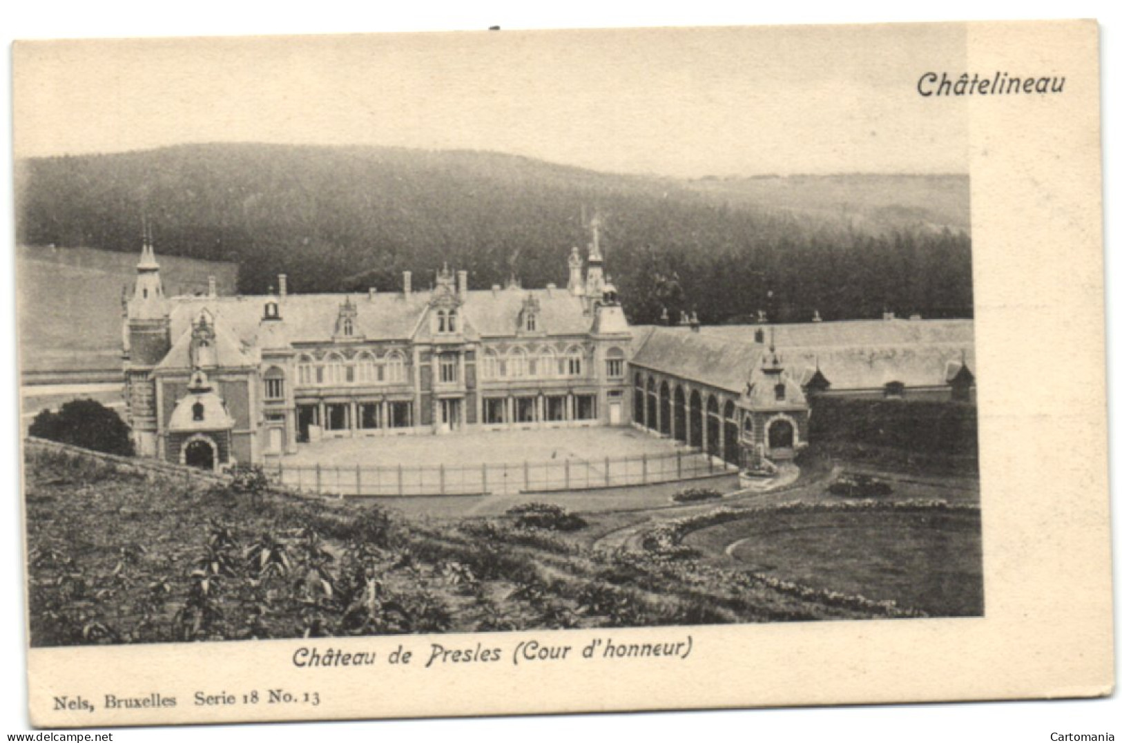 Châtelineau - Château De Presles (Cour D'Honneur) (Nels Série 18 N° 13) - Châtelet