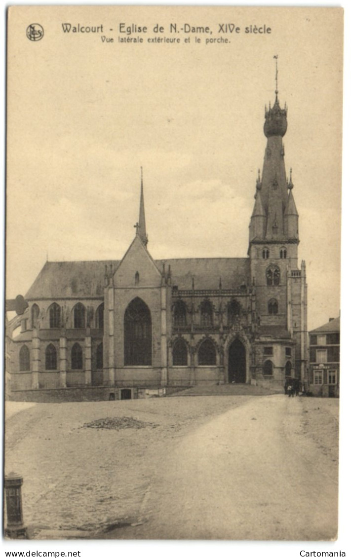 Walcourt - Eglise De N.-Dame - Vue Latérale Extérieure Et Le Porche - Walcourt