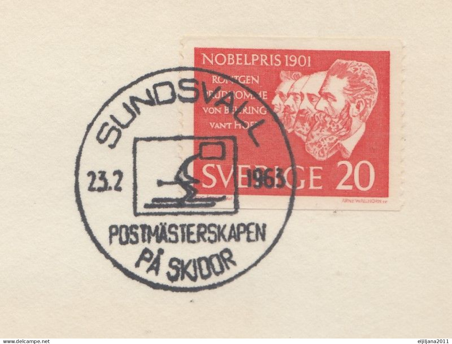 Action !! SALE !! 50 % OFF !! ⁕ Sweden / Sverige 1963  Skiing FALUN, SUNDSVALL, LULEA  3v Covers - Briefe U. Dokumente