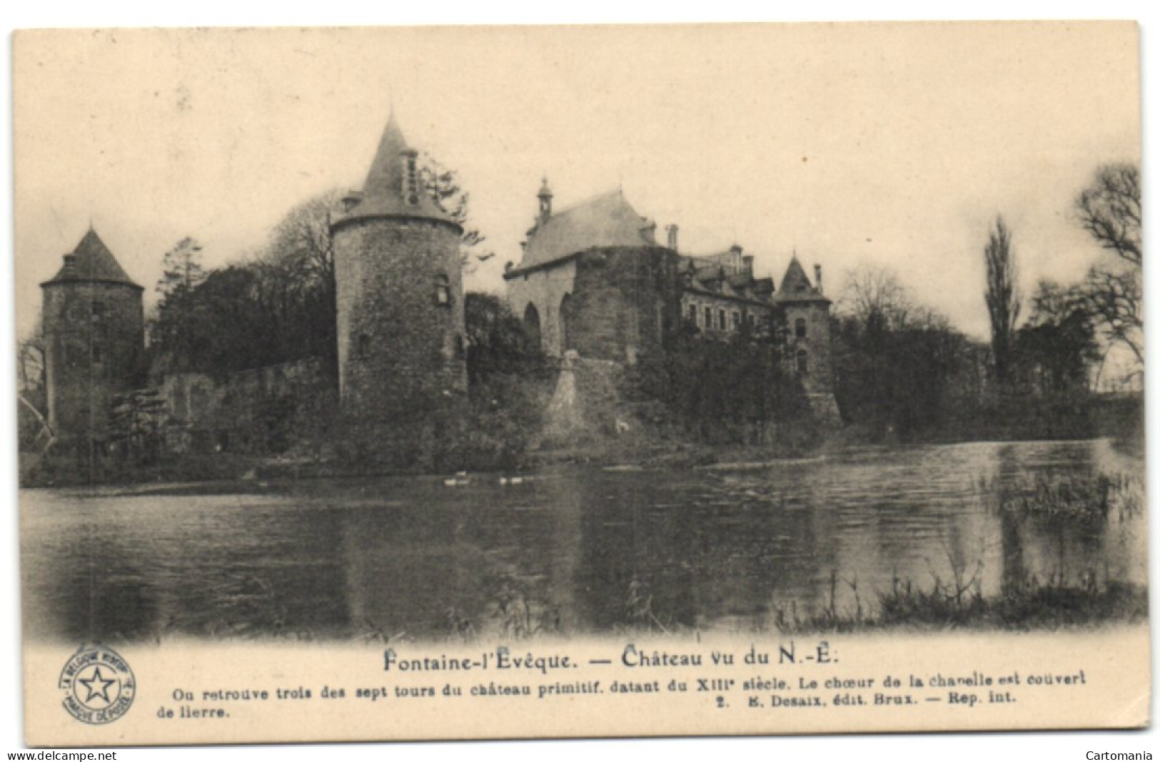 Fontaine-l'Evêque - Château Vu De N.-E. - Fontaine-l'Evêque