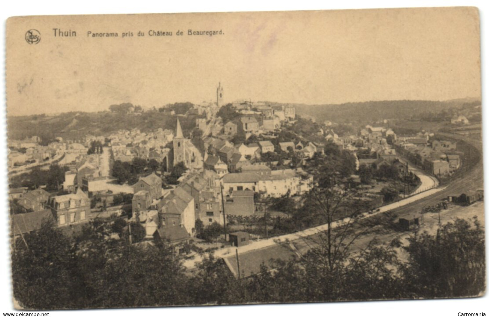 Thuin - Panorama Pris Du Château De Beauregard - Thuin