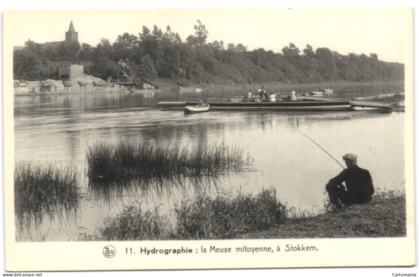 Hydrographie - La Meuse Mitoyenne à Stokkem - Dilsen-Stokkem