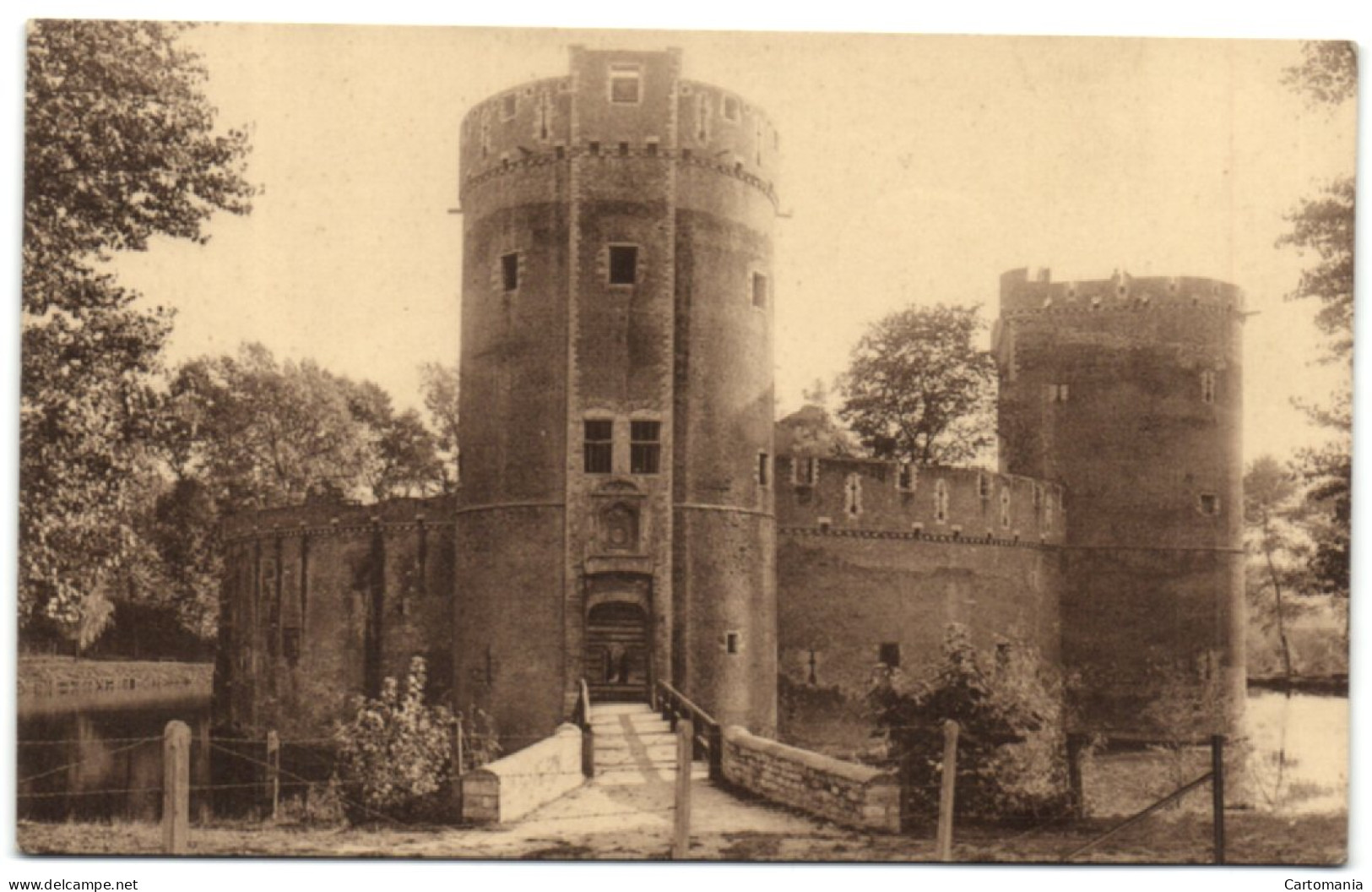 Le Château De Beersel En 1931 - L'entrée Du Château - Beersel