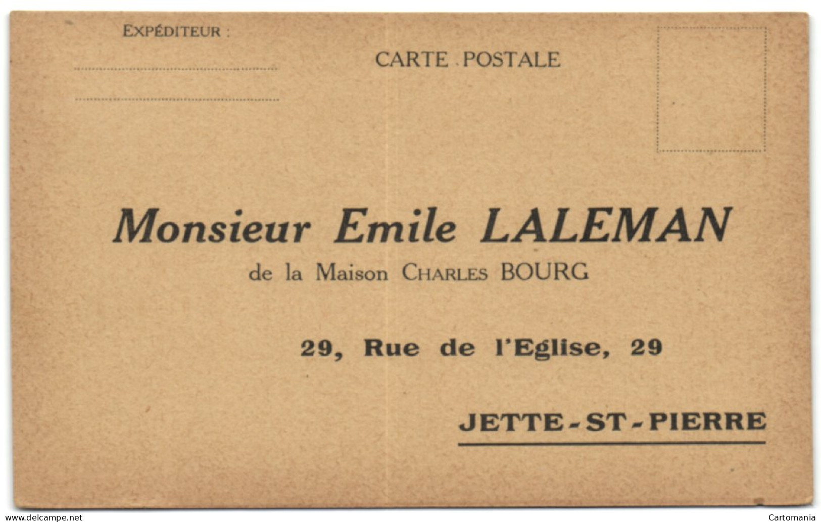 La Maison Charles Bourg - 29 Rue De L'eglise - Jette-St-Pierre - Emile Laleman - Jette