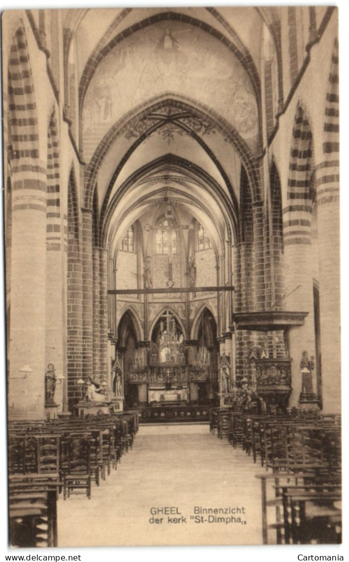 Gheel - Binnenzicht Der Kerk St-Dimpha - Geel