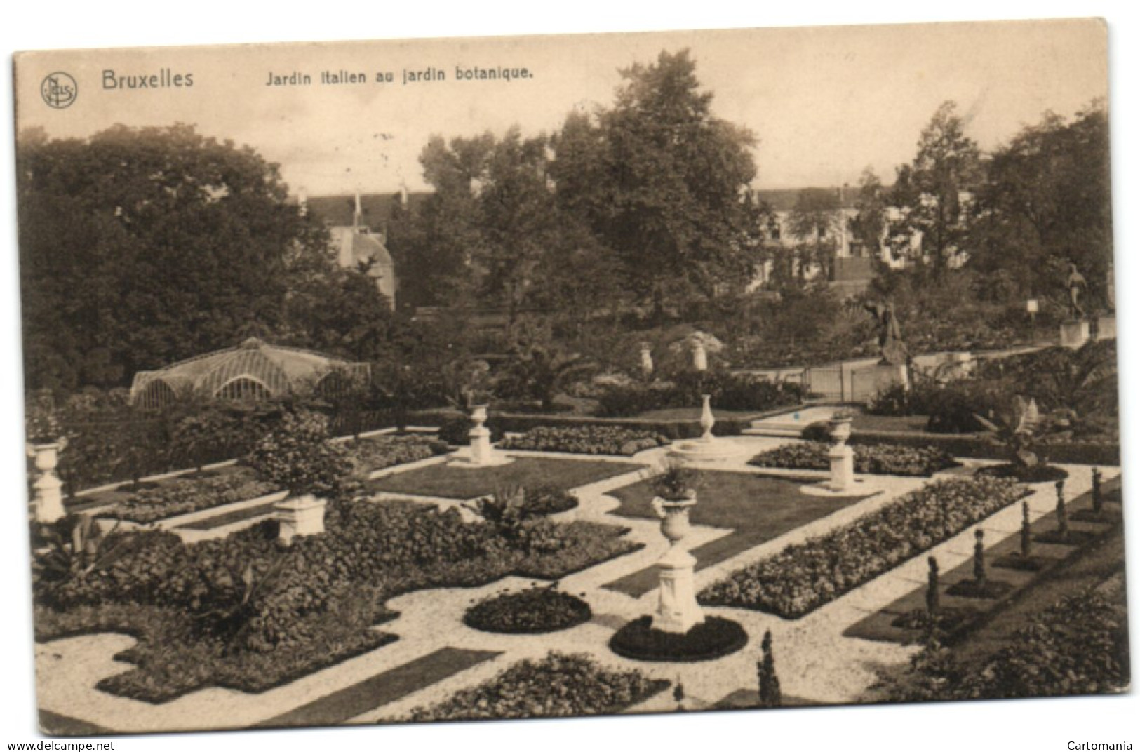 Bruxelles - Jardin Italien Au Jardin Botanique (Nels Série Bruxelles N° 144) - Bruxelles-ville