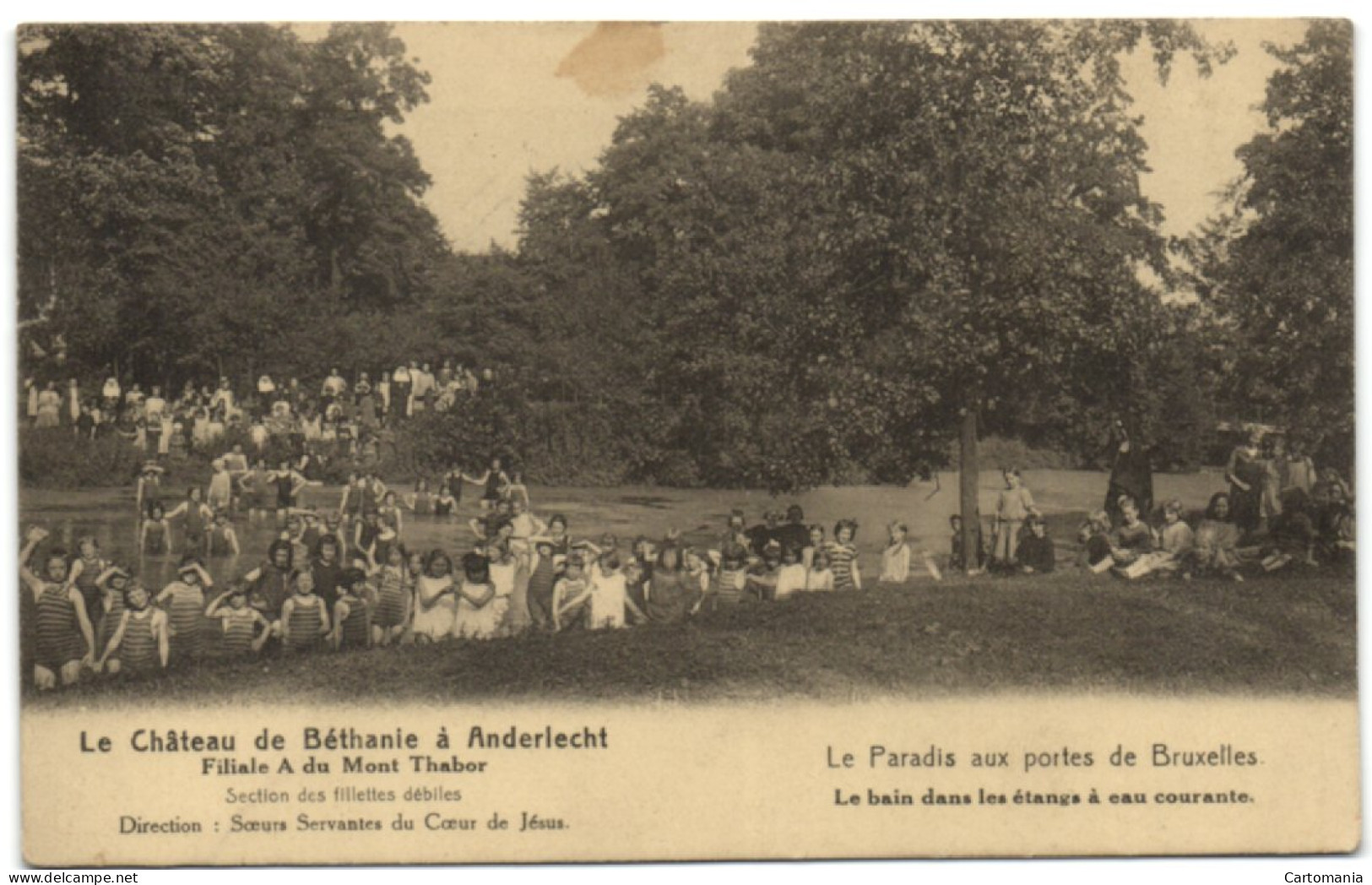 Le Château De Béthanie à Anderlecht - Filiale A Du Mont Thabor - Le Bain Dans Les étangs à Eau Courante - Anderlecht