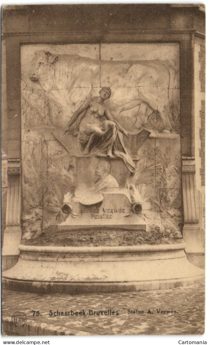 Schaerbeek-Bruxelles - Statue A. Verwée - Schaerbeek - Schaarbeek