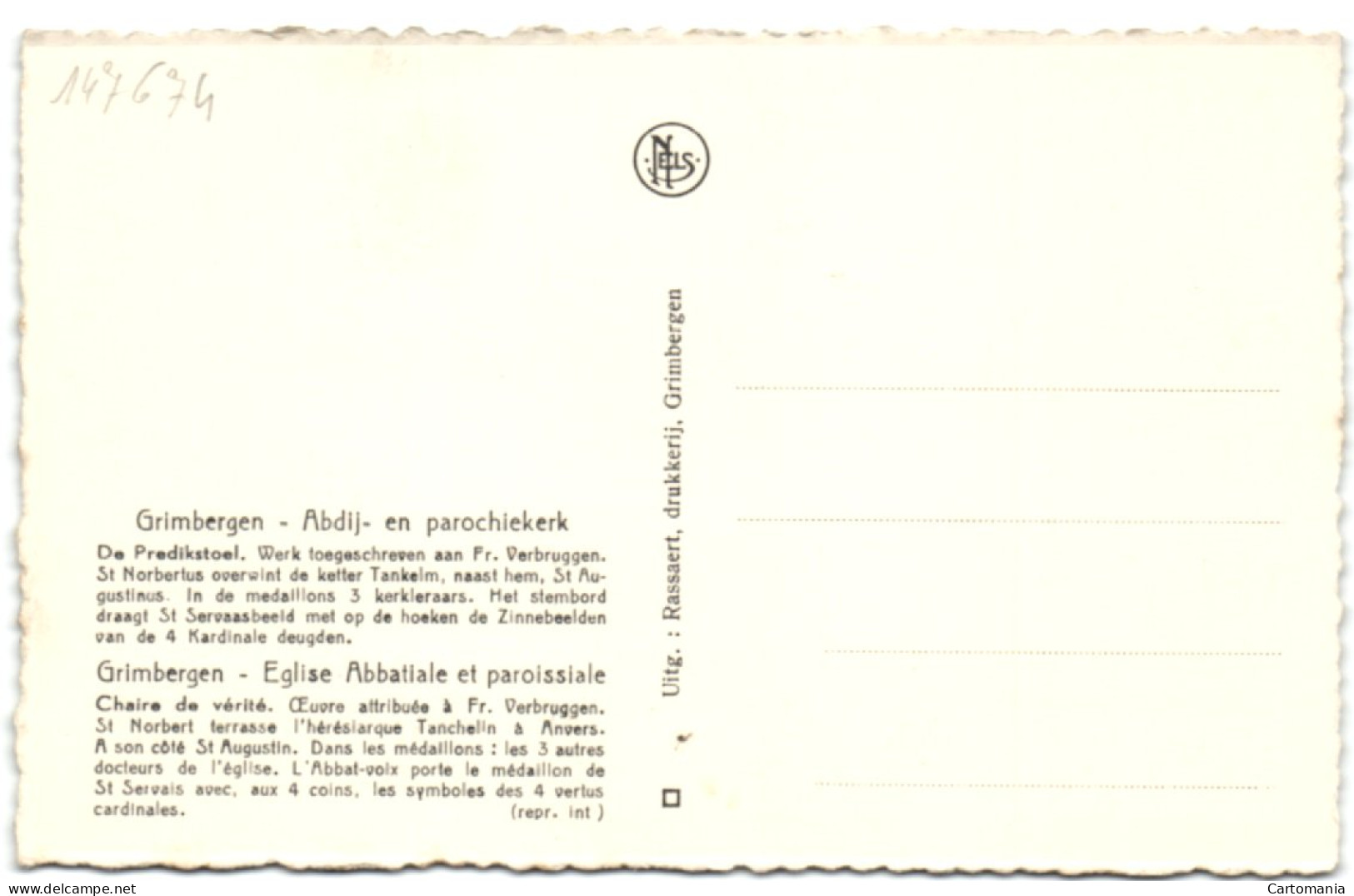 Grimbergen - Abdij- En Parochiekerk - De Predikstoel - Grimbergen