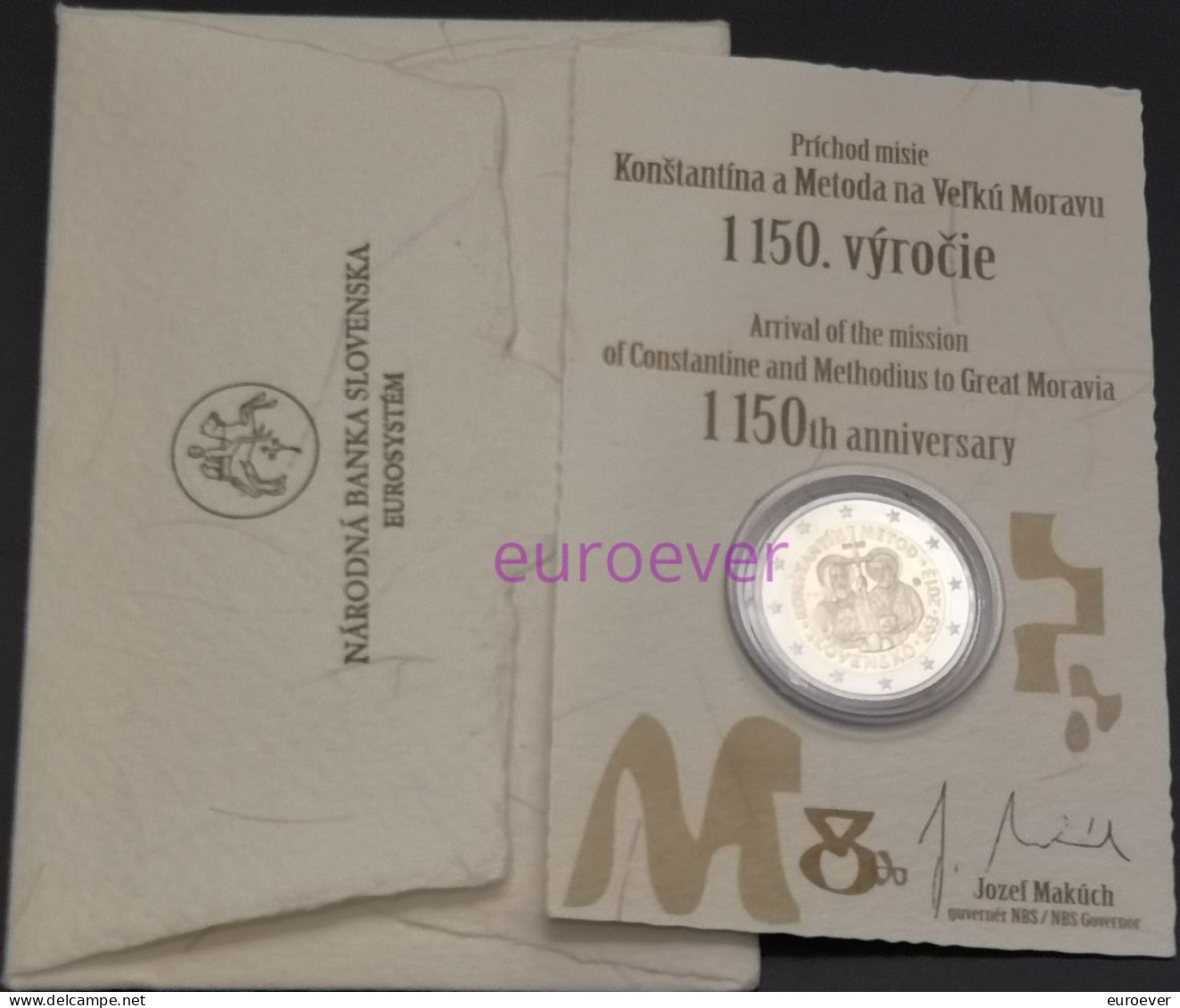 2 Euro Gedenkmünze 2013 Nr. 13 - Slowakei / Slovakia - Mission Durch Kyrill Und Method Nach Großmähren PP Proof - Slowakei