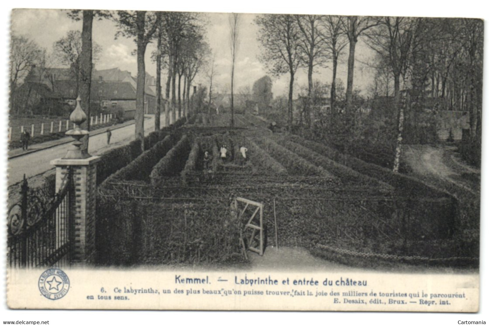 Kemmel - Labyrinthe Et Entrée Du Château - Hooglede