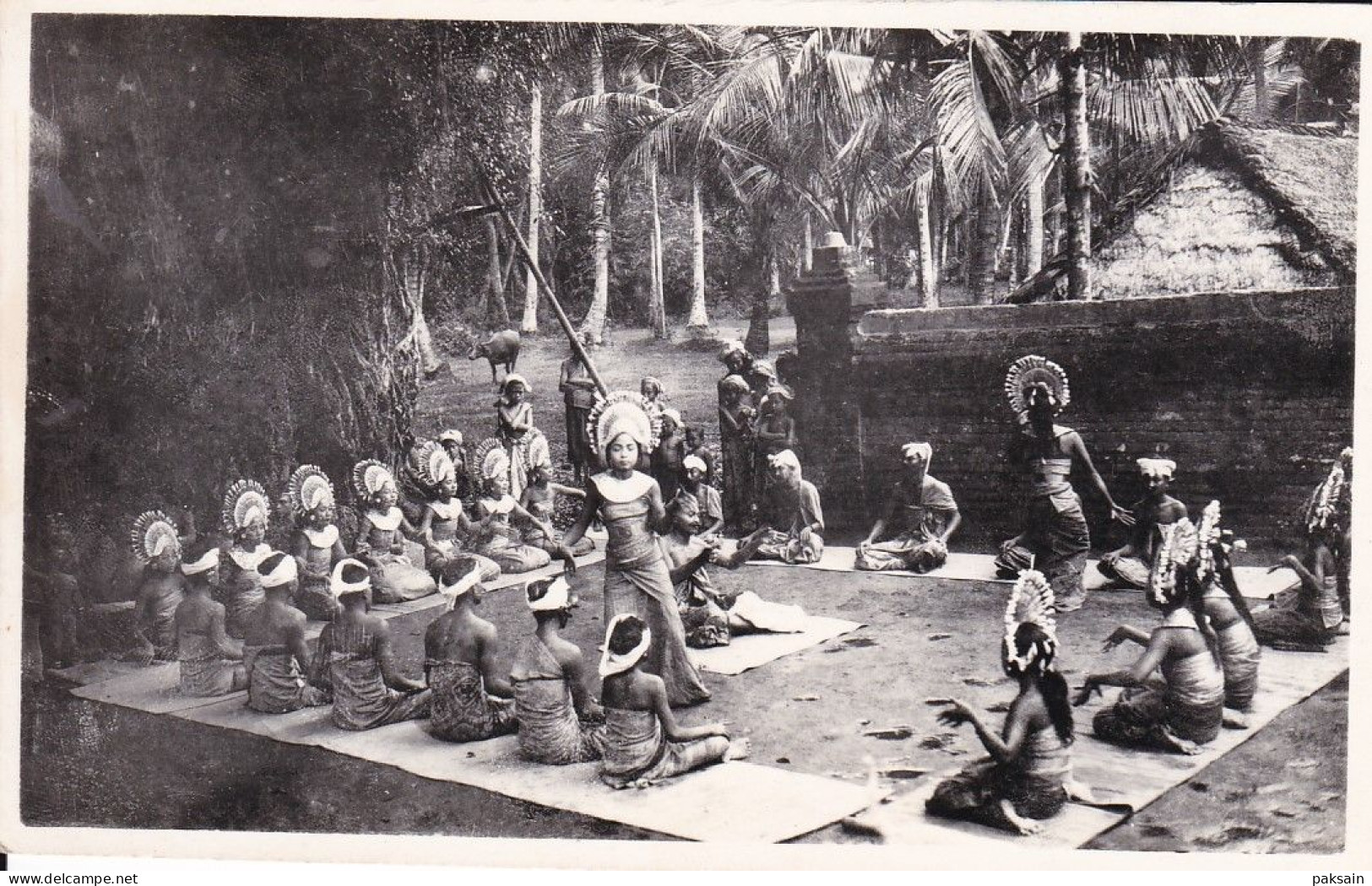 BALI Carte Photo Danses Balinaises Cérémonie Balinaise Danse Danseuse Théatre Balinais Indonésie Indonesia - Indonesië