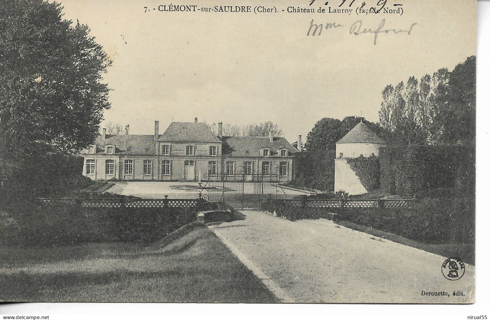 CLEMONT SUR SAULDRE Chateau De Lauroy Façade Nord     ...G - Clémont