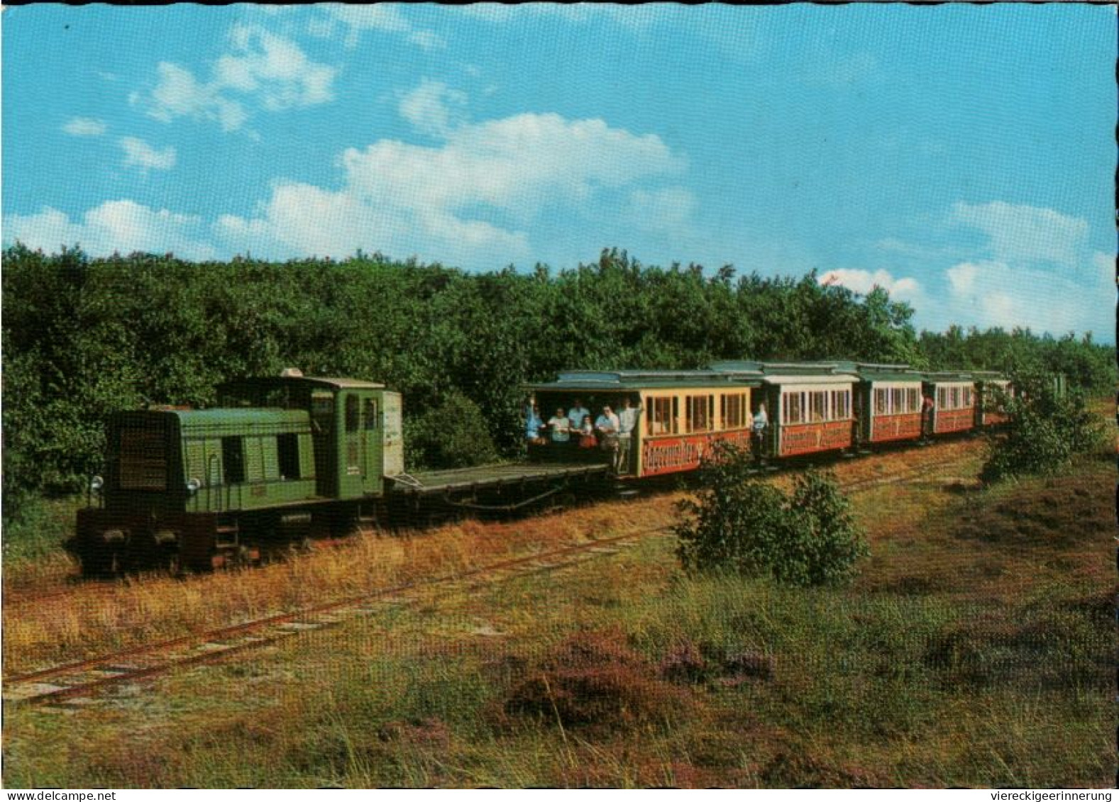 ! Ansichtskarte 1975 Borkum, Inselbahn - Trains