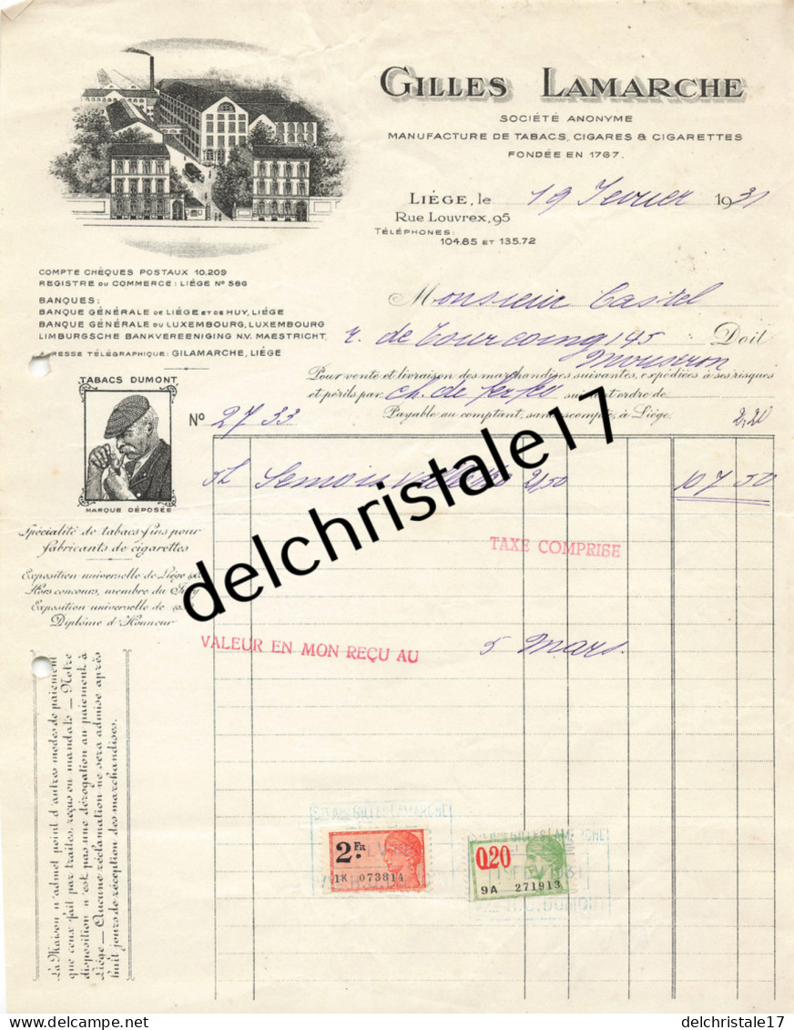 96 0190 BELGIQUE ANVERS 1955 Tabacs VERELLEN Ltd Sint Jacobsmarkt Marché St Jacques à M. ROUSSELLE - 1950 - ...