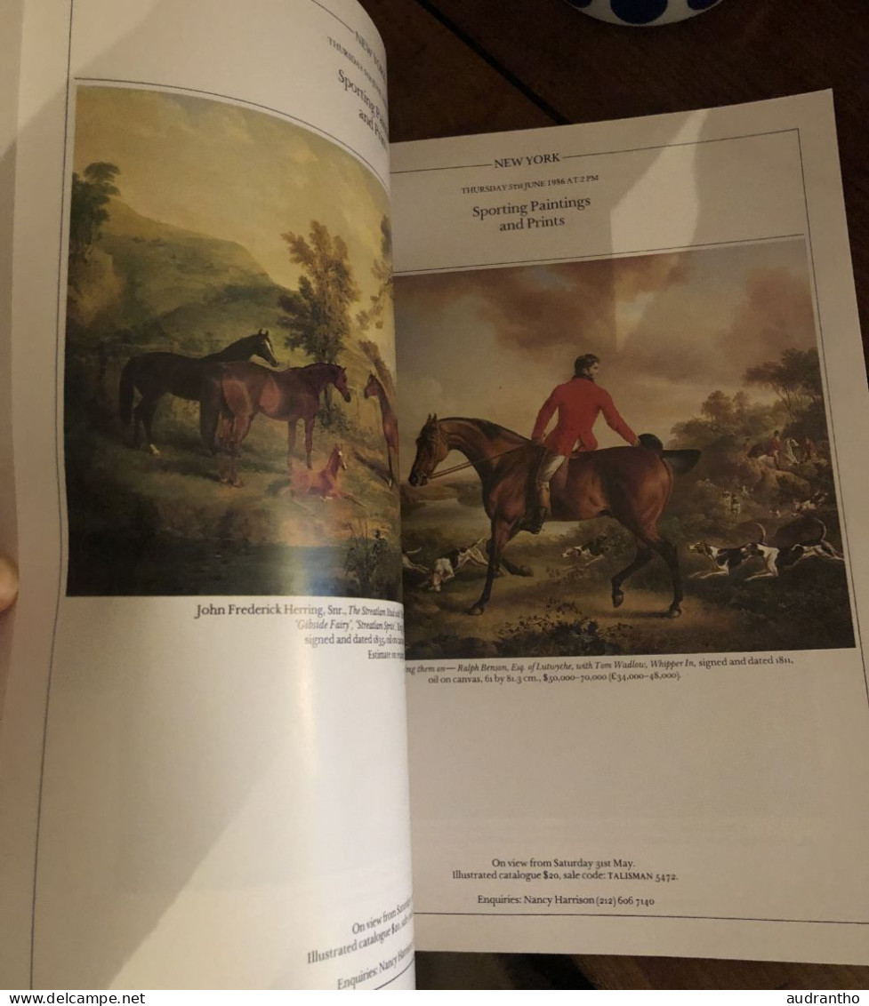 Revue SOTHEBY'S International Preview 1986 N°63 - Art - Voitures - Bijoux - Peintures - Vaisselle - Décoration - Schöne Künste