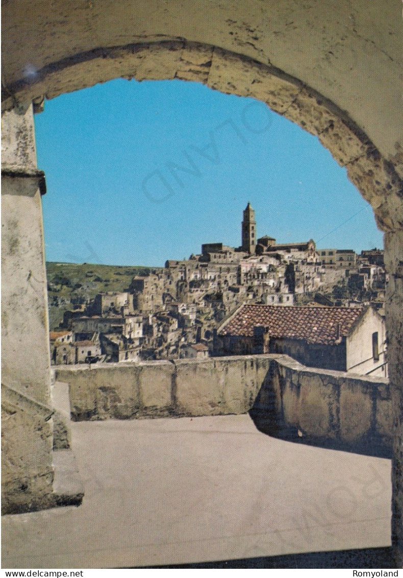 CARTOLINA  MATERA,BASILICATA-SCORCIO CARATTERISTICO SASSO BARISANO-MEMORIA,CULTURA,BELLA ITALIA,NON VIAGGIATA - Matera