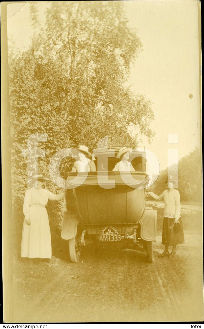 10s REAL FOTO PHOTO POSTCARD HACKNEY CARRIAGE LONDON TAXI CAB UK CAR VOITURE CARTE POSTALE ENGLAND - Taxi & Carrozzelle