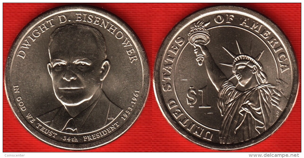 USA 1 Dollar 2015 D Mint "Dwight D. Eisenhower" UNC - 2007-…: Presidents