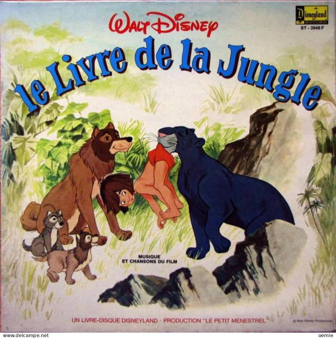WALT  DISNEY   /  LE LIVRE DE LA JUNGLE - Kinderlieder