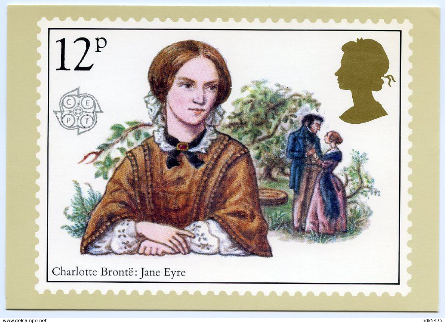 PHQ 1980 : CHARLOTTE BRONTE - JANE EYRE  (10 X 15cms Approx.) - PHQ Cards