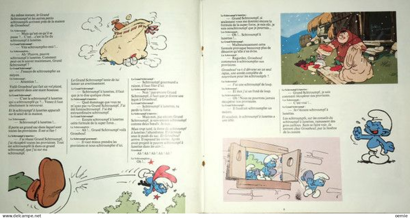 DOROTEE   HISTOIRE DE SCHTROUMPFS   LIVRE DISQUE  °° SUPERSCHTROUMPF ET GARGAMEL LE GENEREUX - Enfants